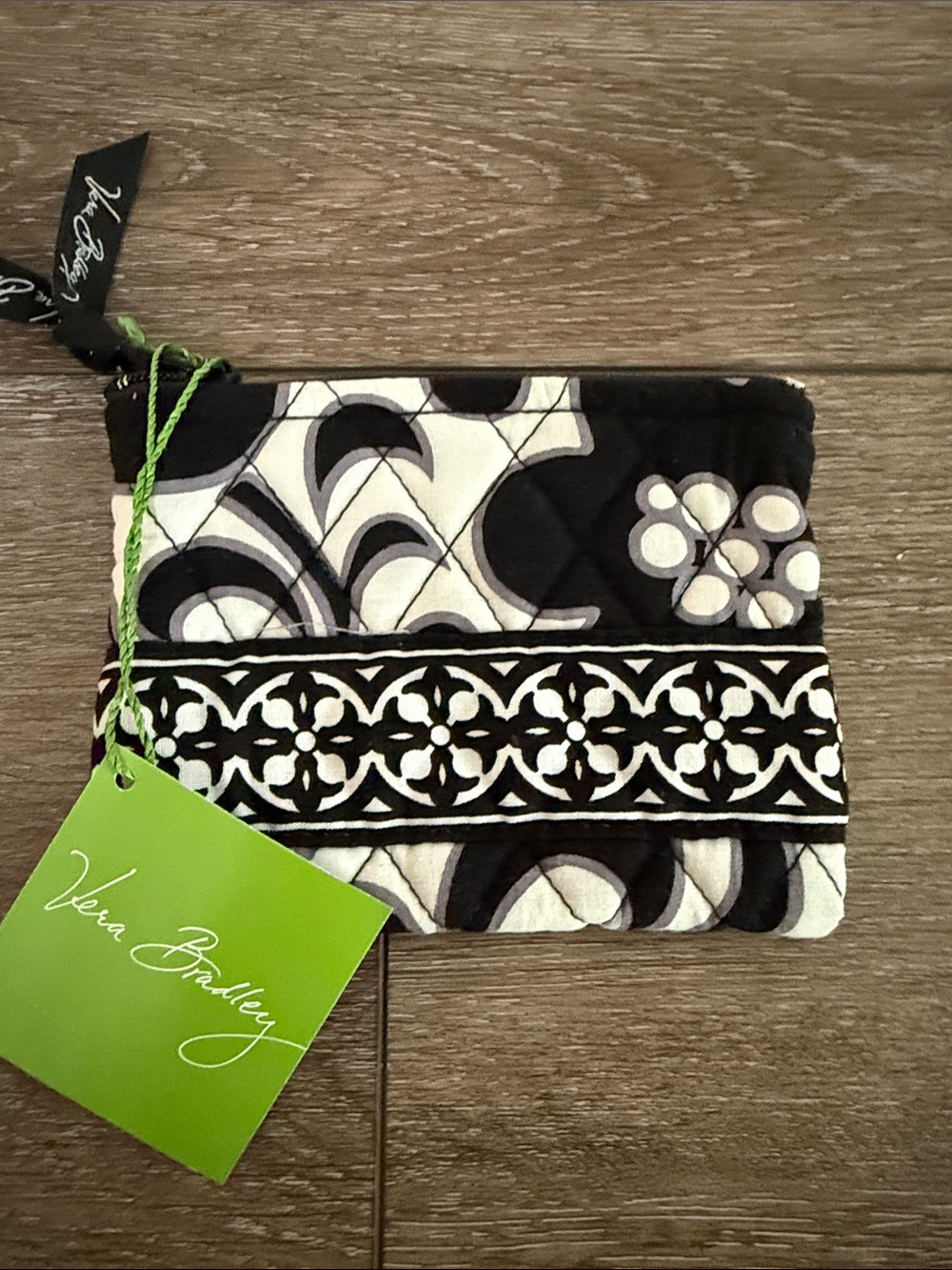 Vera Bradley Black & White Quilted Wallet